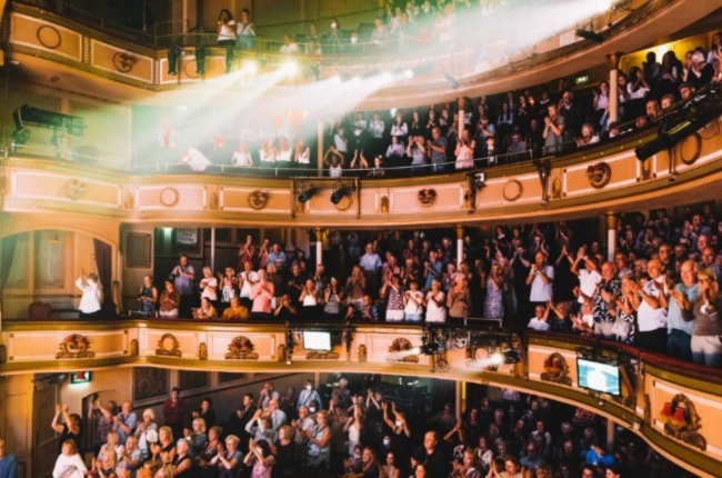 Images showing the inside of the Theatre Royal Brighton.